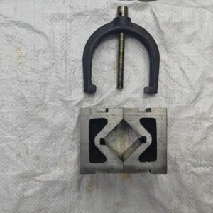 Cast Iron Vee Blocks with Clamps