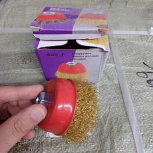 Cup Brush - Brass - 4 inch