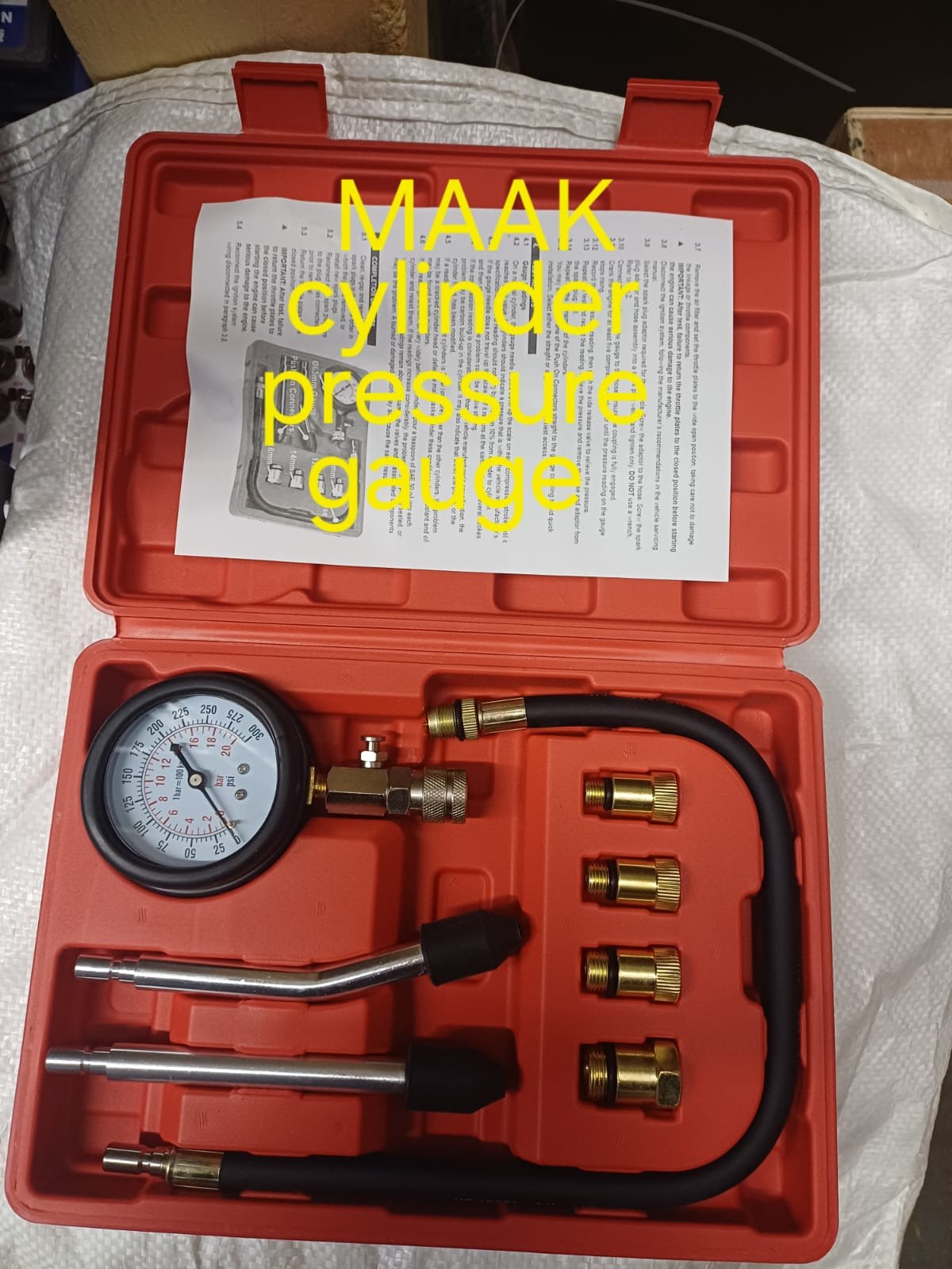 Cylinder Pressure Gauge
