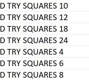 Graduated Try Squares