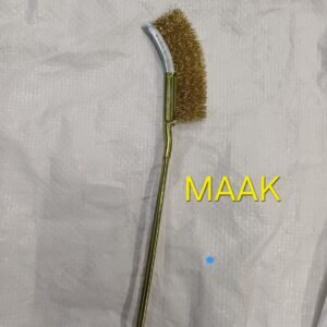 Knife Brush (Brass Coated) - Metal Handle
