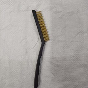 Plastic Handle Brush - Big - 9 inch (Brass Coated)