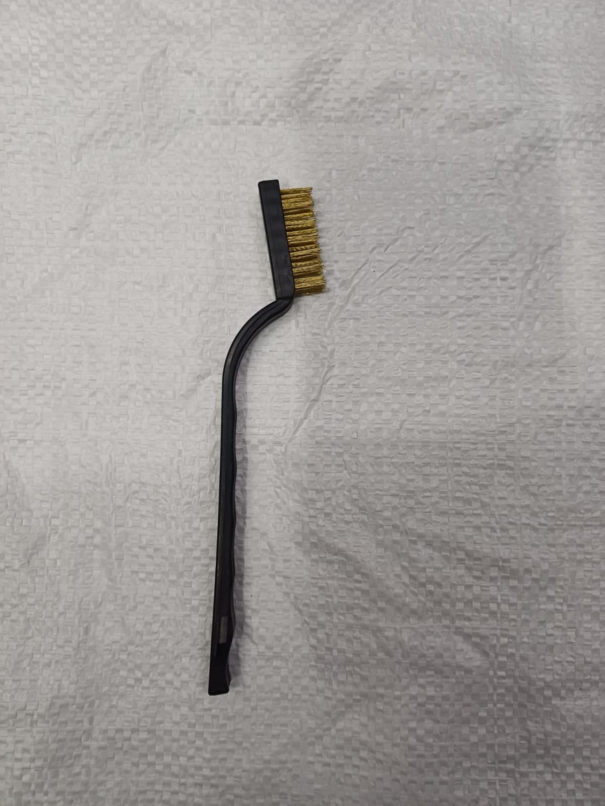 Plastic Handle Brush - Small - 7 inch (Brass Coated)
