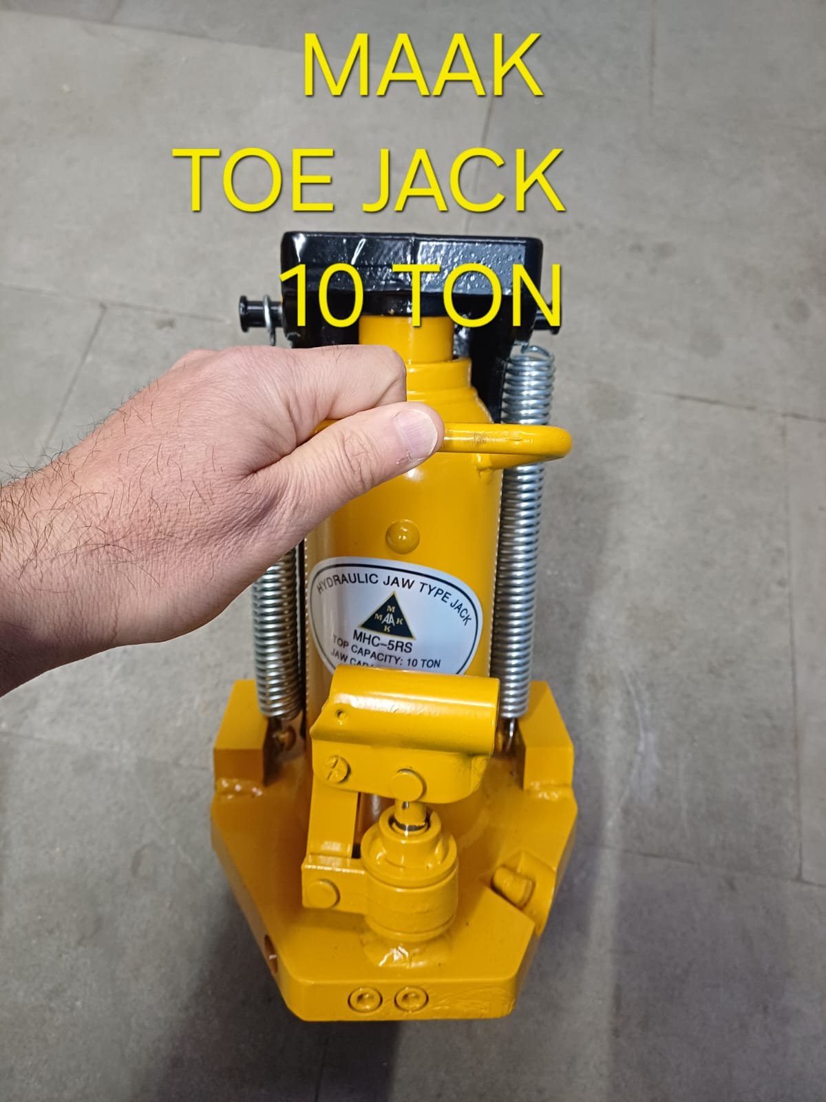 Toe Jacks - 10 ton x 5 ton